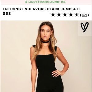 black jumpsuit